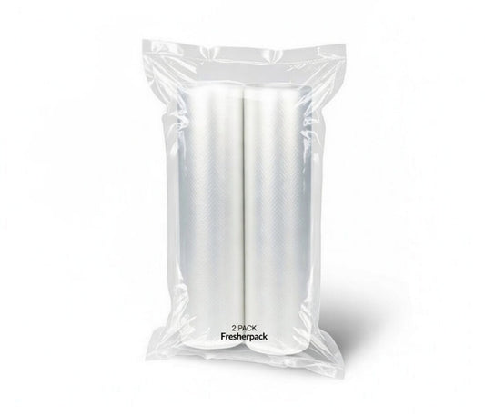 Fresherpack Vacuum Sealer Rolls (2 Pack) – Premium Italian Made, Food Grade & BPA-Free