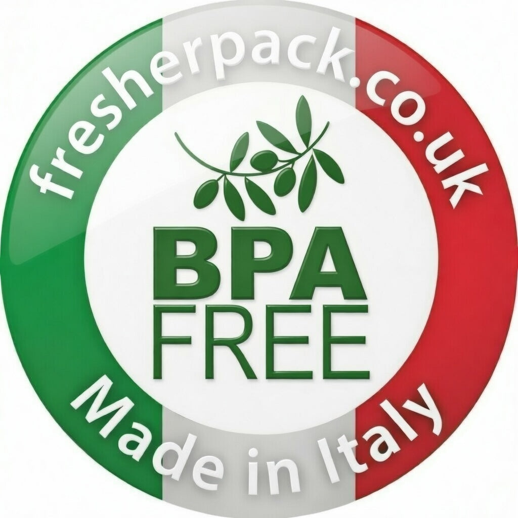 Fresherpack 12cm x 20cm Vacuum Sealer Bags Made in Italy Pack of 100