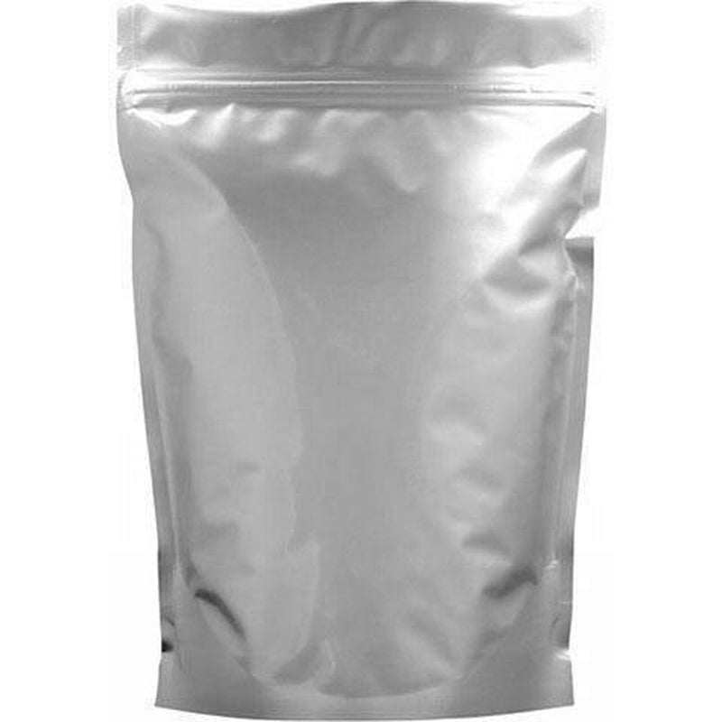 fresherpack.co.uk Fresherpack 12cm x 20cm Silver Zip Lock Mylar Foil Standup Pouches - Hold up to 350g