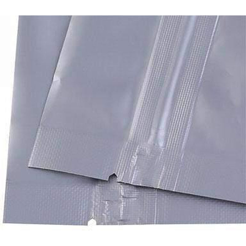 fresherpack.co.uk Fresherpack 16cm x 23cm Silver Zip Lock Mylar Foil Standup Pouches - Hold up to 1000g (1kg)