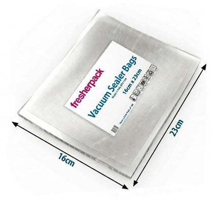 Fresherpack Vacuum Sealer Bags (100 Pack) – Premium Italian Made, Food Grade & BPA-Free