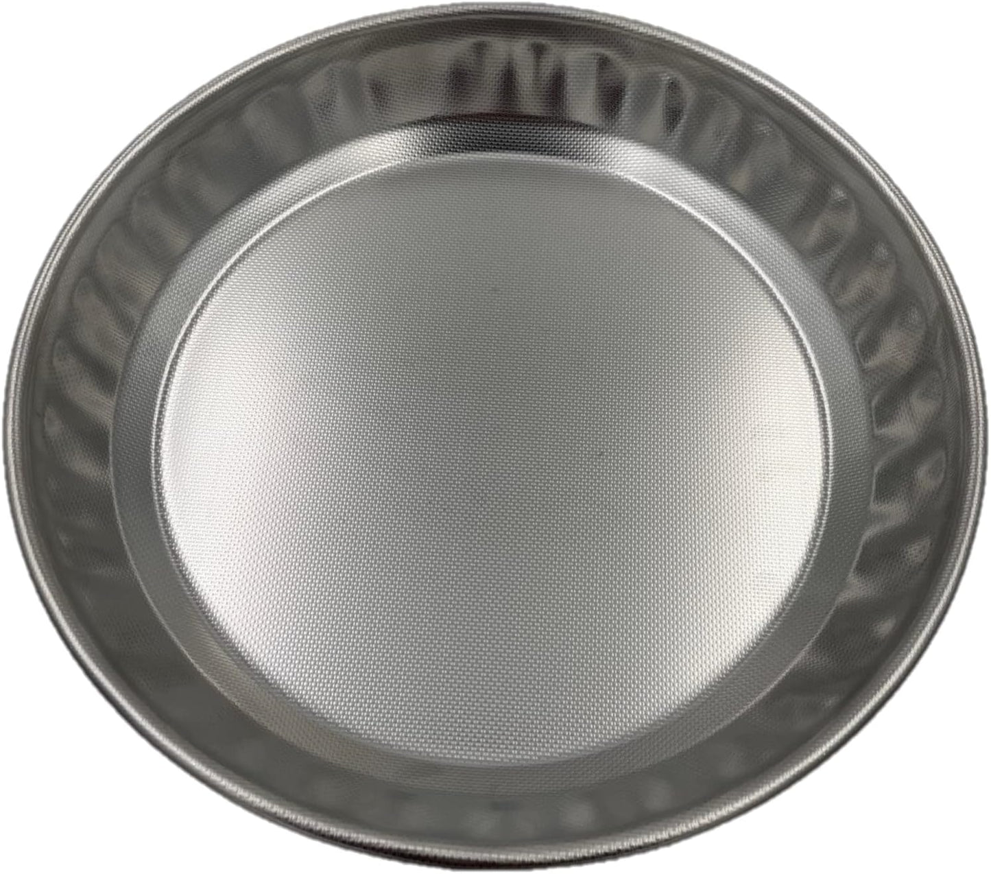 Steel Pan 28cm X-Large Pie Tin, Tart Mold, Flan Dish, Non-Stick Stainless Steel PTFE-Free & Durable - No coating Made in Italy