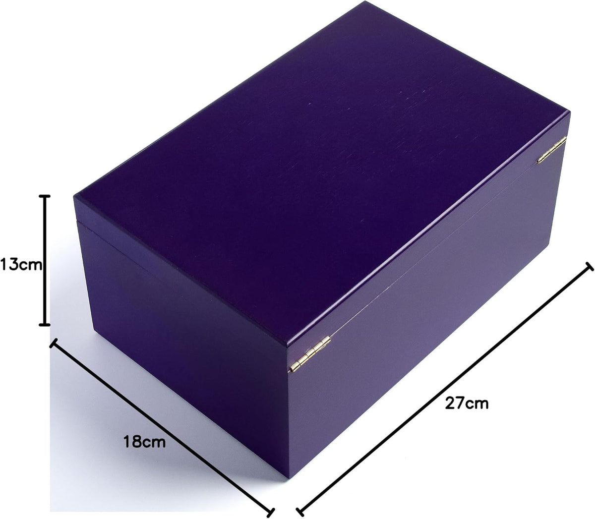 CALI Premium Large Bamboo Rolling Stash Box - Purple