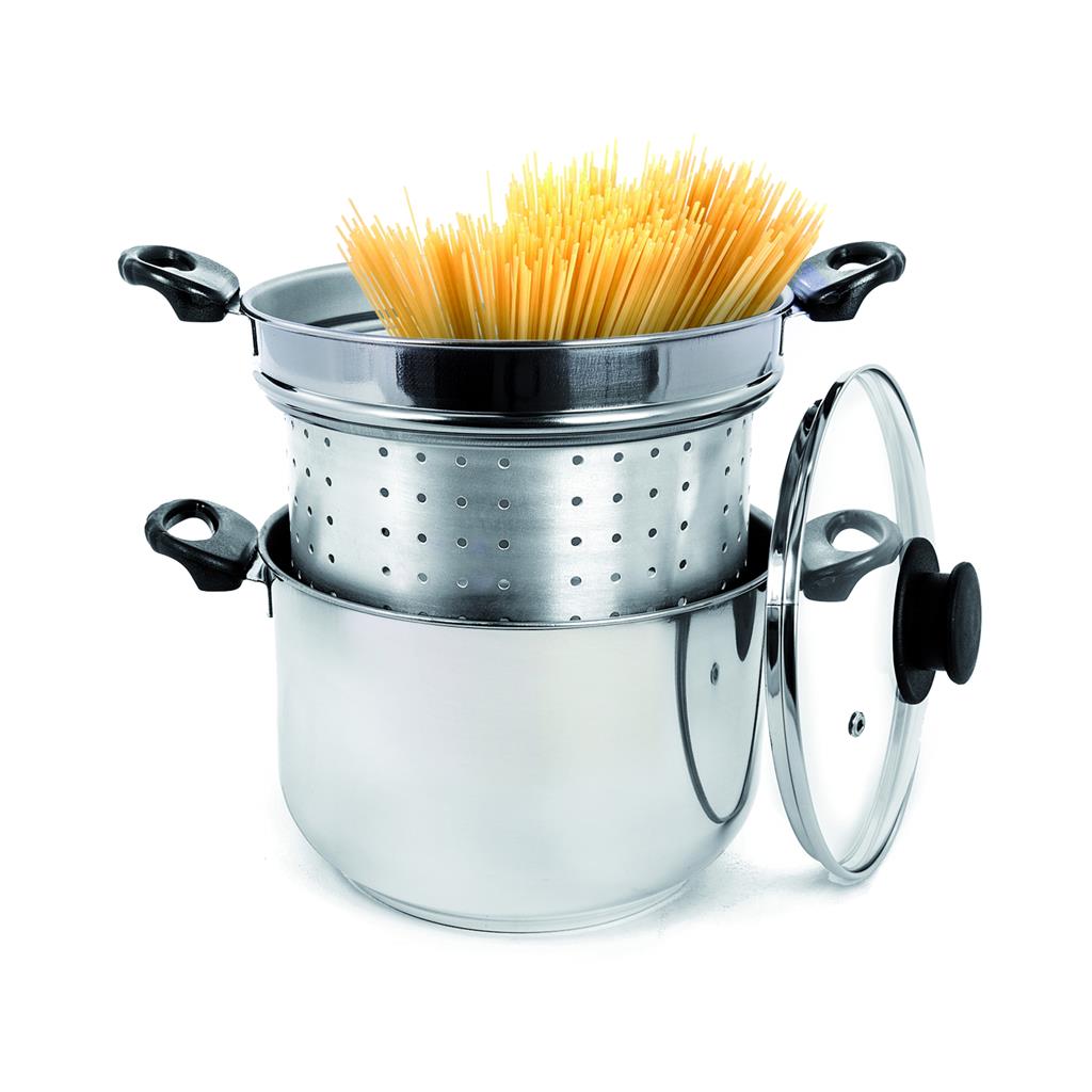 SteelPan Italia Bollipasta 20cm Stainless Steel Pasta Cooking Set