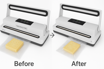 Eiffel Freshpack Pro Vacuum Sealer Silent & Strong - Runs near silent
