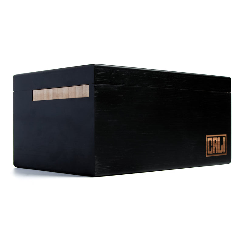 fresherpack.co.uk CALI Large Stash Box with Rolling Tray (Black)