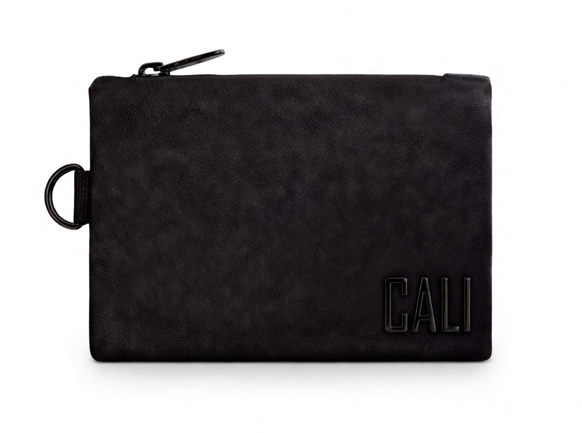 CALI Smellproof Small Travel Zip Bag, 16cm x 12cm (Black)