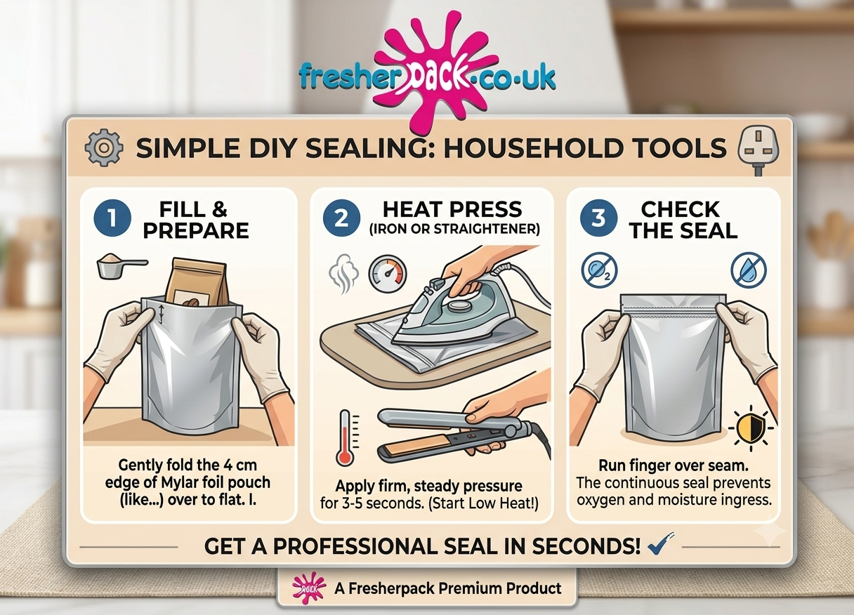 Fresherpack Mylar Bag & Oxygen Absorber Long Term Food Storage 30pc Regular 2kg Bag Starter Bundle