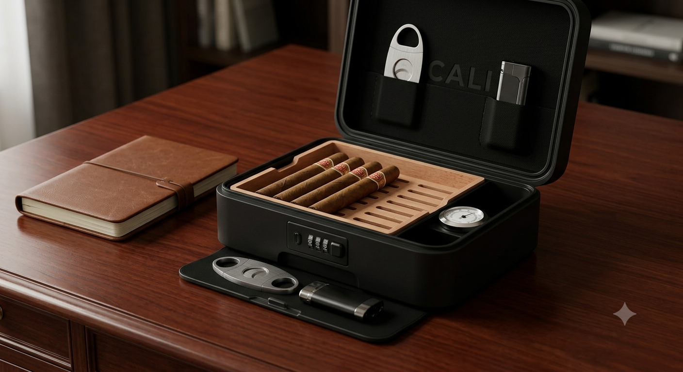 CALI Large Smell Proof Lock Stash Case