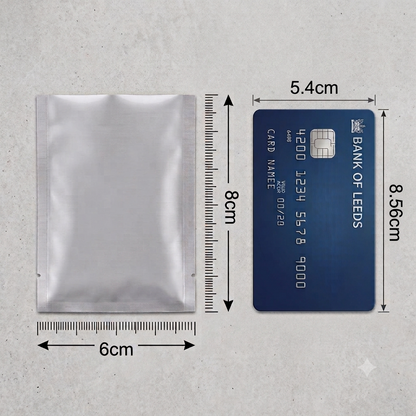 Fresherpack Mylar Foil Bags 6cm x 8cm
