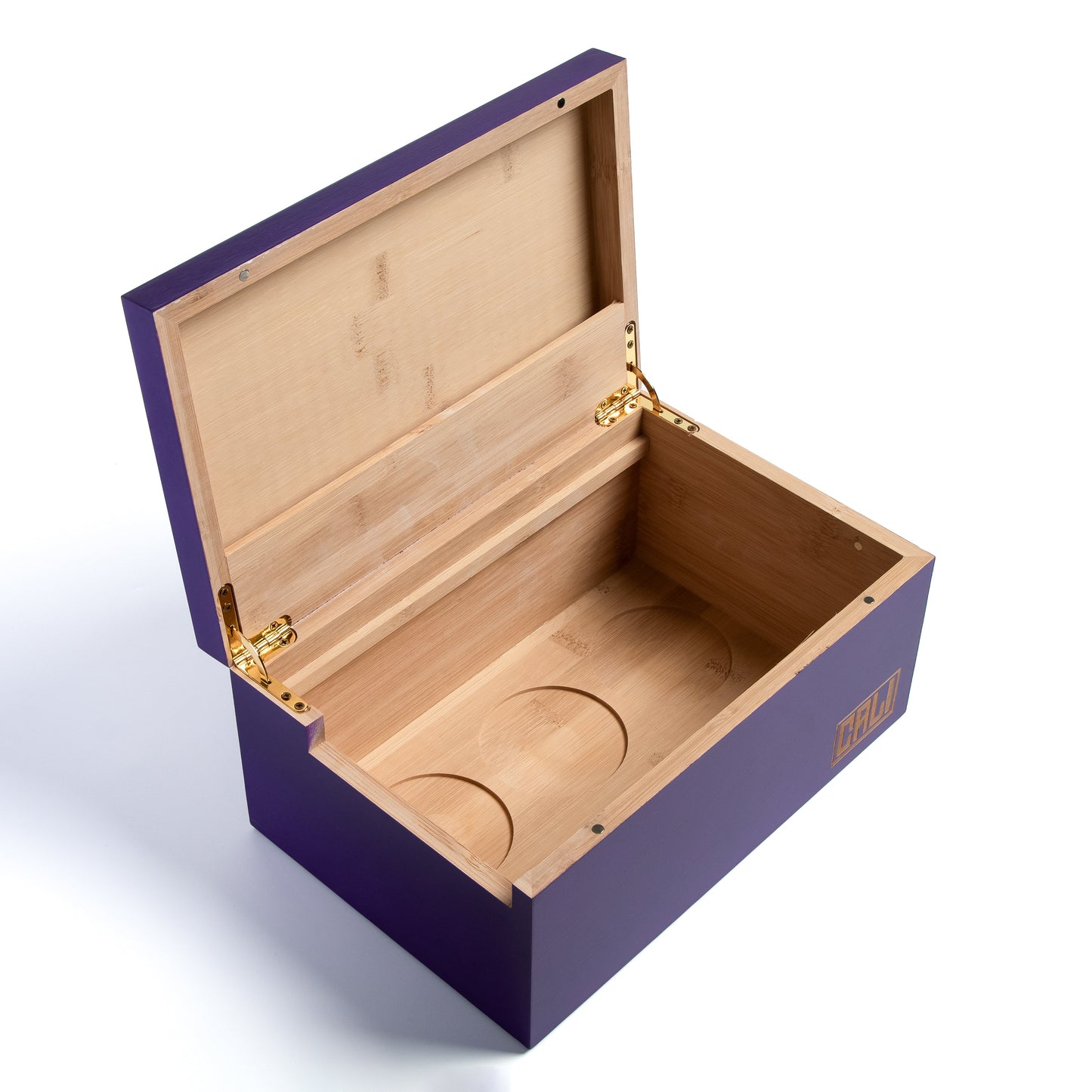 fresherpack.co.uk CALI Large Stash Box with Rolling Tray (Purple)