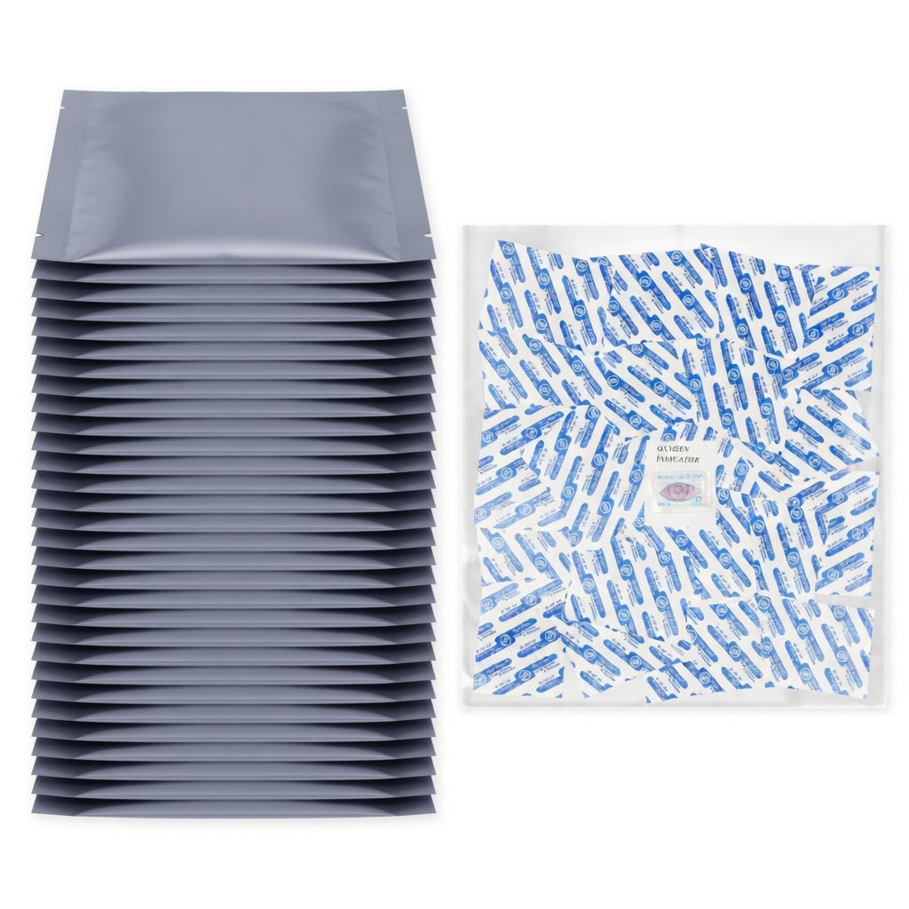 10-Pack Fresherpack 20kg Mylar Bags & 2000cc Oxygen Absorbers Kit (50cm x 75cm)
