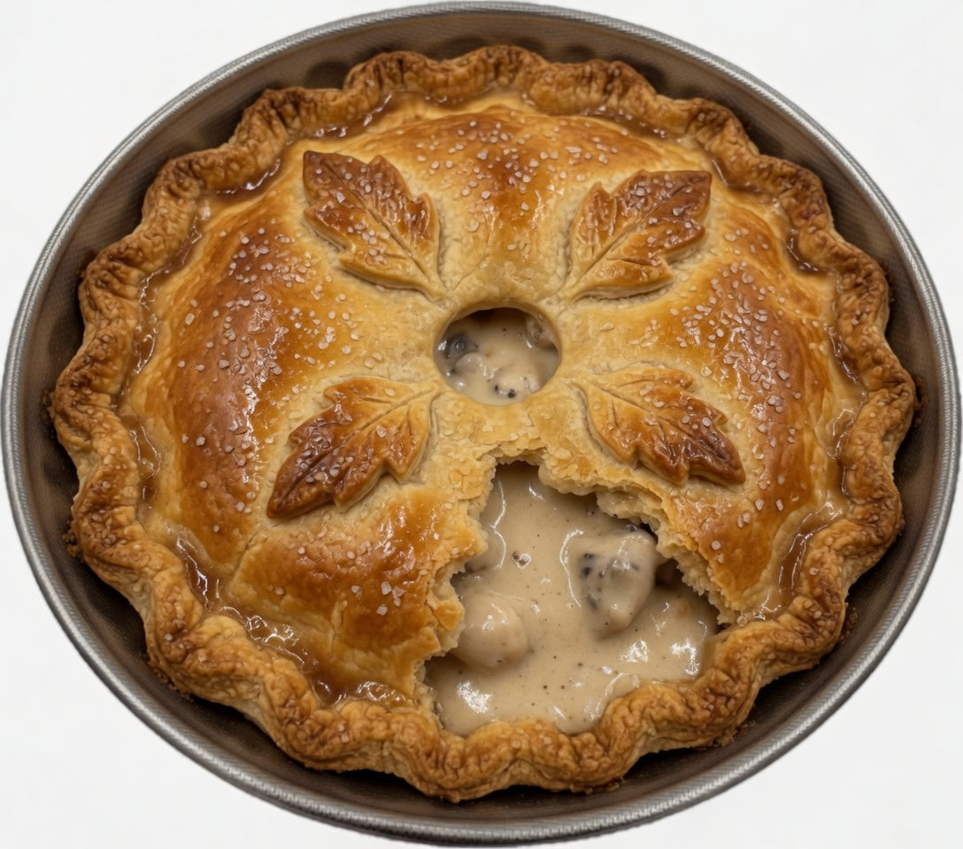Steel Pan 28cm X-Large Pie Tin, Tart Mold, Flan Dish, Non-Stick Stainless Steel PTFE-Free & Durable - No coating Made in Italy