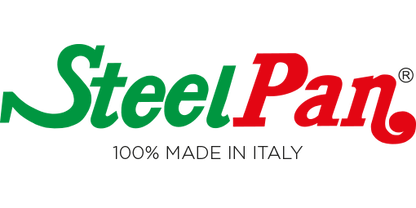 SteelPan Large 32x32cm Square Baking Tray - Stainless Steel, PTFE-Free - Made in Italy