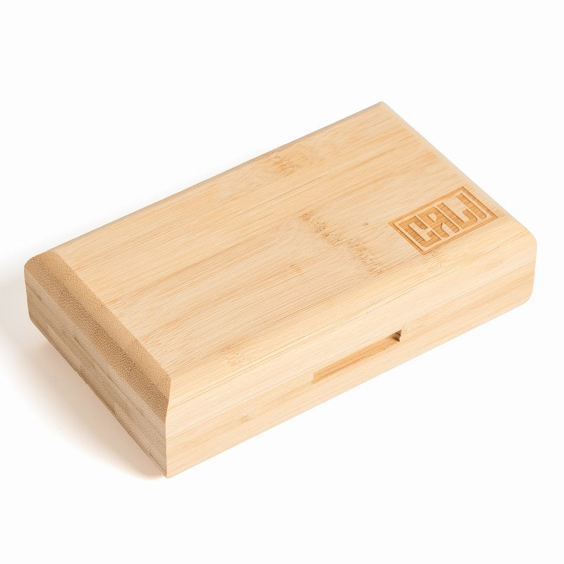 fresherpack.co.uk CALI Smoking Stash Rolling Box Tray Portable Pocket Bamboo Storage Box with Magnetic Lid (Natural)