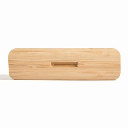 fresherpack.co.uk CALI Smoking Stash Rolling Box Tray Portable Pocket Bamboo Storage Box with Magnetic Lid (Natural)