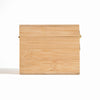 fresherpack.co.uk CALI Lockable Wooden Storage Lock Box with Hinged Lid Rolling Tray Bamboo Box (Natural)