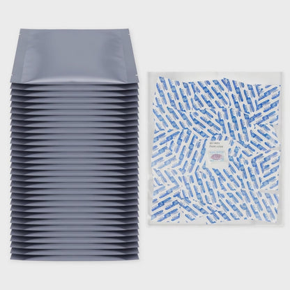 10-Pack Fresherpack 20kg Mylar Bags & 2000cc Oxygen Absorbers Kit (50cm x 75cm)