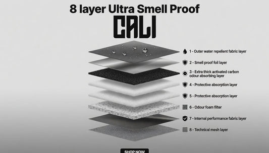 CALI Large Stash Case Smellproof (Black)