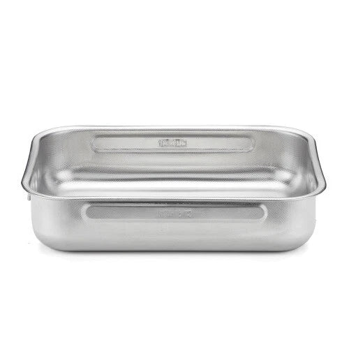 SteelPan Stainless Steel Roasting Tin / Lasagne Dish - Honeycomb Non-Stick, Made in Italy