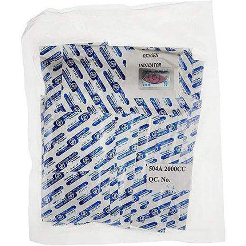 fresherpack.co.uk Fresherpack 10 Preppers Pack 50cm x 75cm Foil Bags and 2000cc Oxygen Absorbers X Large Combo Bundle