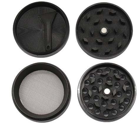 fresherpack.co.uk CALI Medium Herb Grinder Black