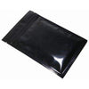 fresherpack.co.uk Fresherpack Black Mylar Foil Zip Lock Bags - 10cm x 15cm - 4 inch x 6 inch